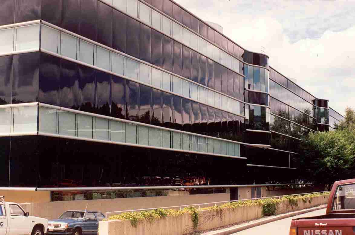 Corning HQ Before Window Film