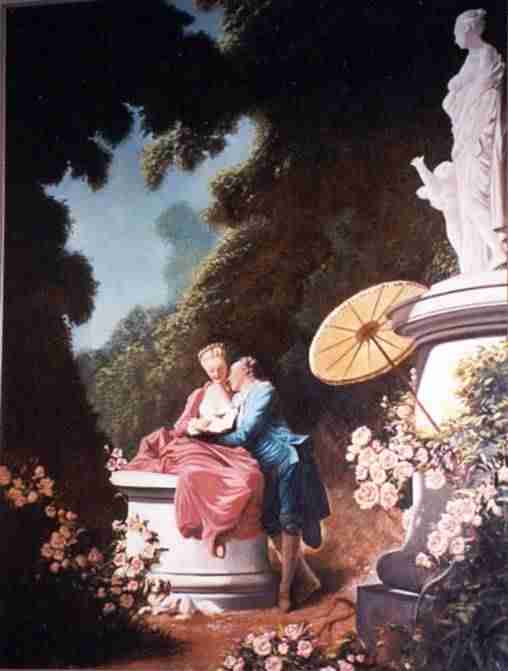 Jean Honore Fragonard's "Love Letters" circa 1772, The Frick Museum, NYC